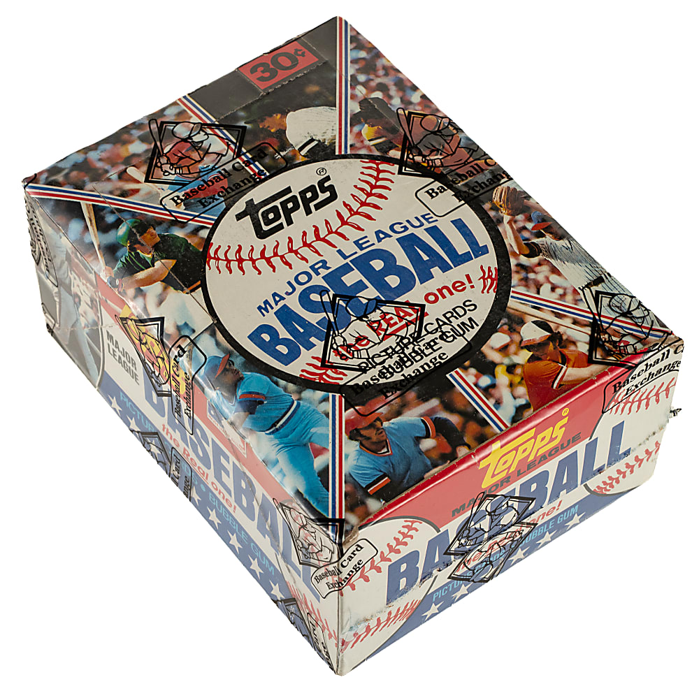 1981 Topps Unopened Wax Box (36 Packs) - BBCE