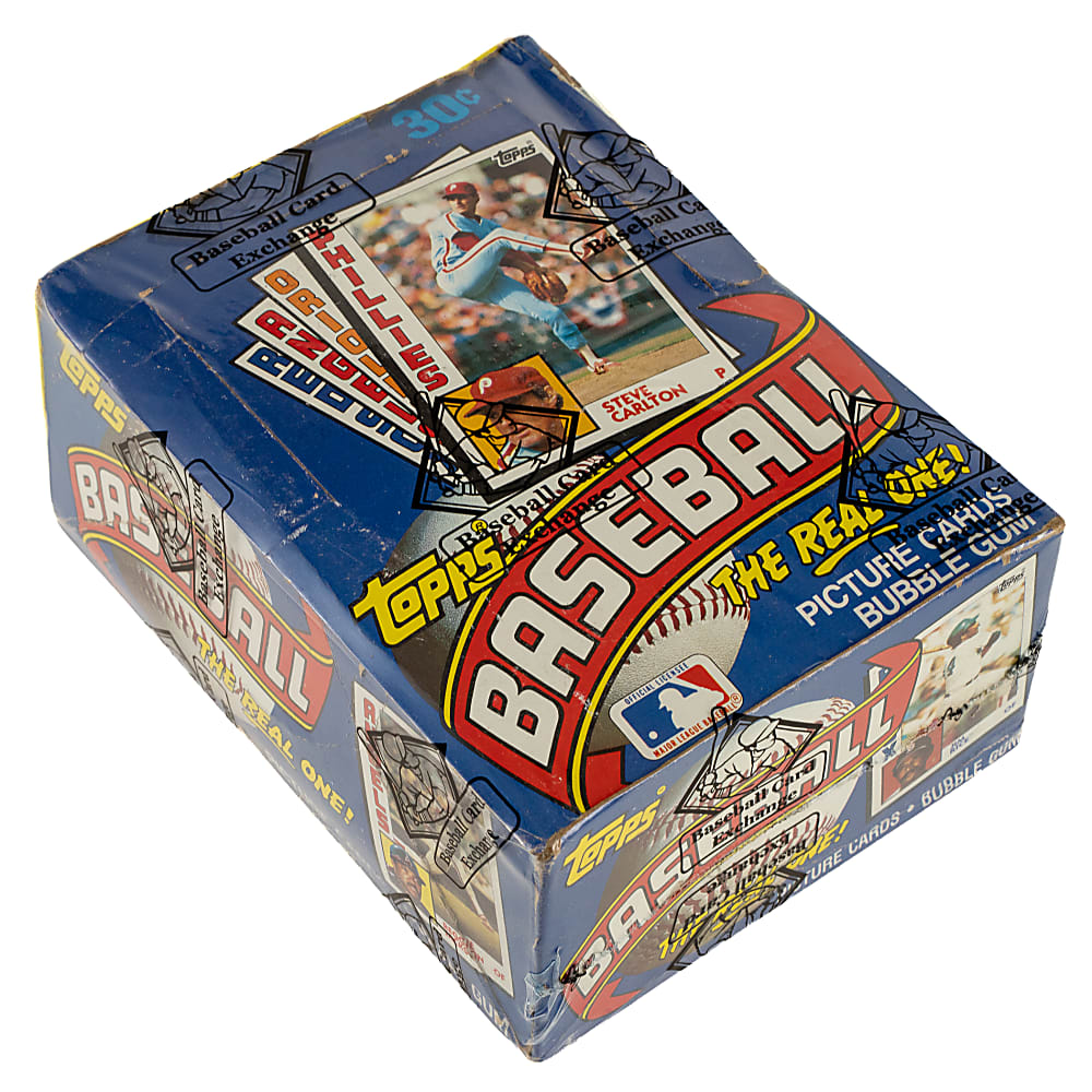 1984 Topps Unopened Wax Box (36 Packs) - BBCE