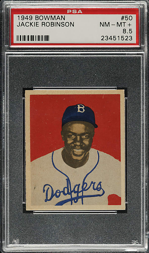 1949 Bowman #50 Jackie Robinson PSA NM-MT+ 8.5