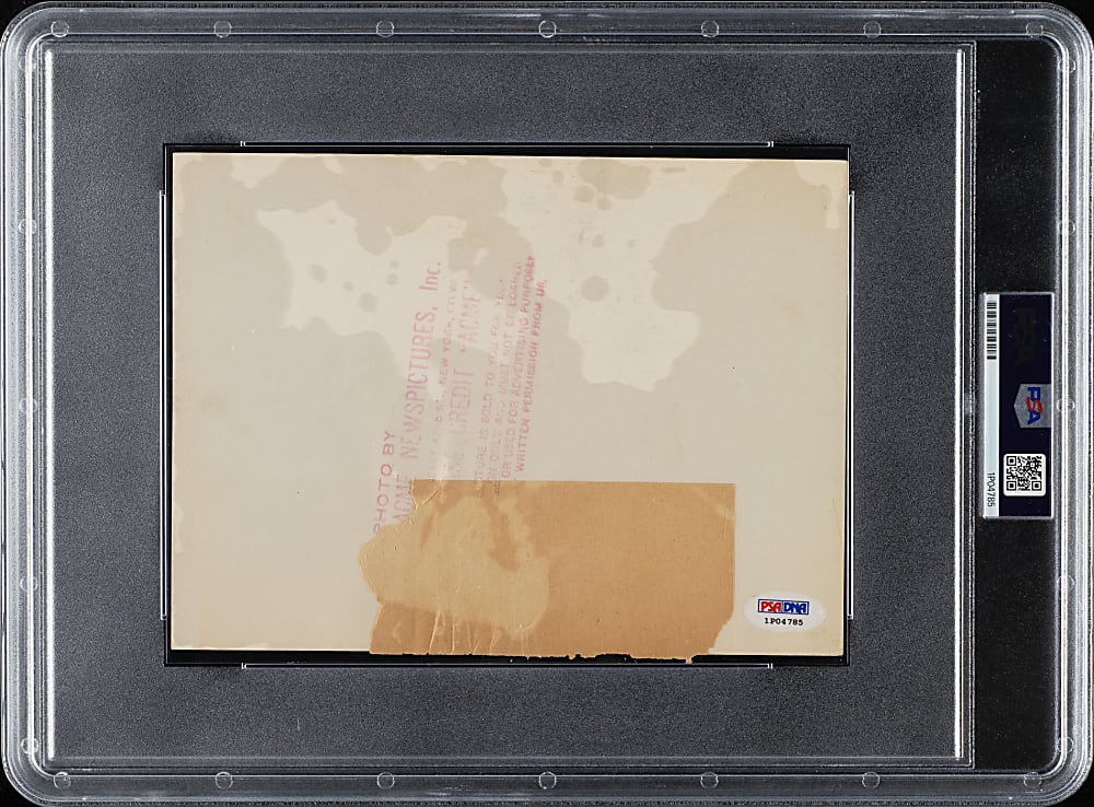Circa 1930s Lou Gehrig Original ACME Newspictures Photograph PSA/DNA Type I - Image Used for 1936 Wheaties Card