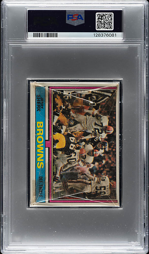1974 Topps Football Unopened Cello PSA NM-MT 8