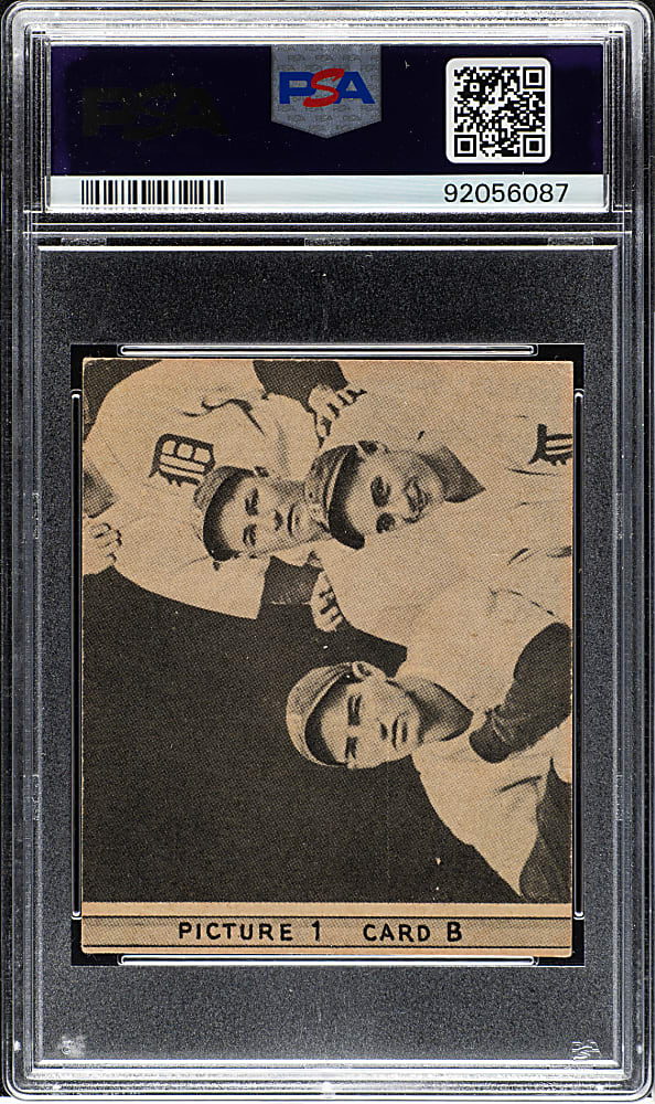 1935 R321 Goudey "4-in-1" Mahaffey/Jimmie Foxx/Williams/Higgins PSA VG-EX 4