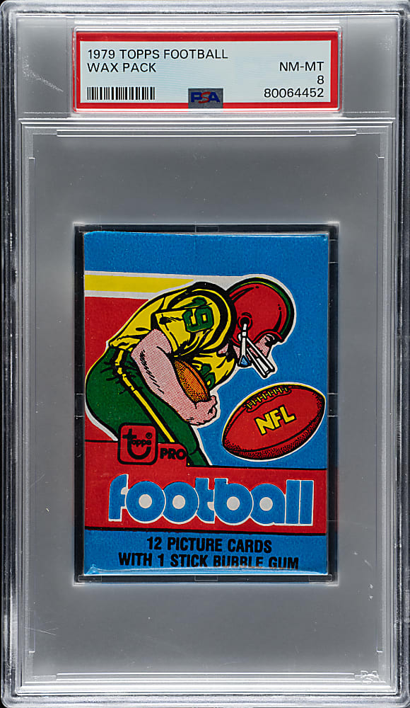 1979 Topps Football Unopened Wax Pack PSA NM-MT 8