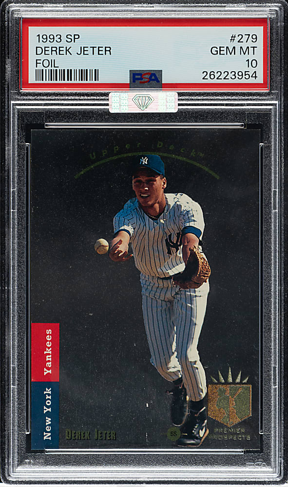 1993 Upper Deck SP Foil #279 Derek Jeter Rookie PSA GEM MINT 10 (MBA Silver Diamond)