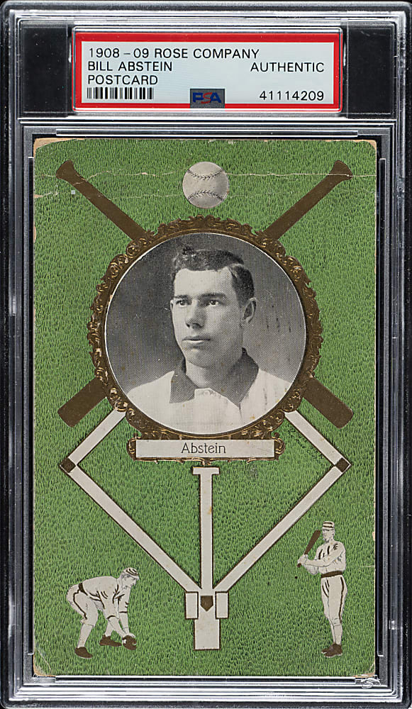 1908 PC760 Rose Company Postcard Bill Abstein PSA Authentic - The ONLY Graded Example!