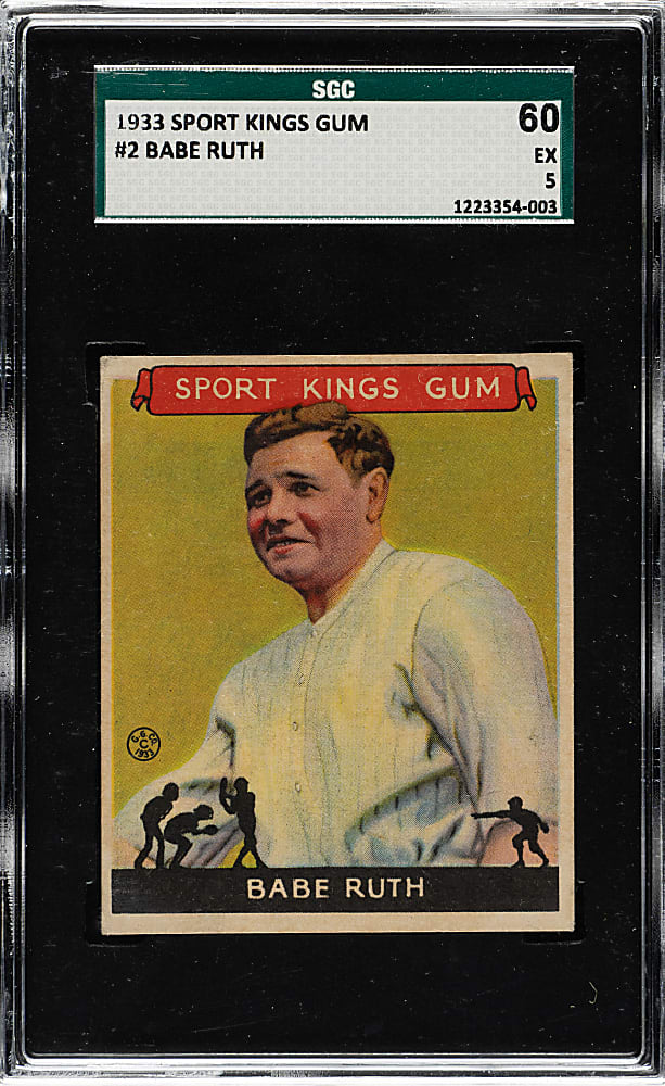 1933 R338 Sport Kings #2 Babe Ruth SGC EX 60