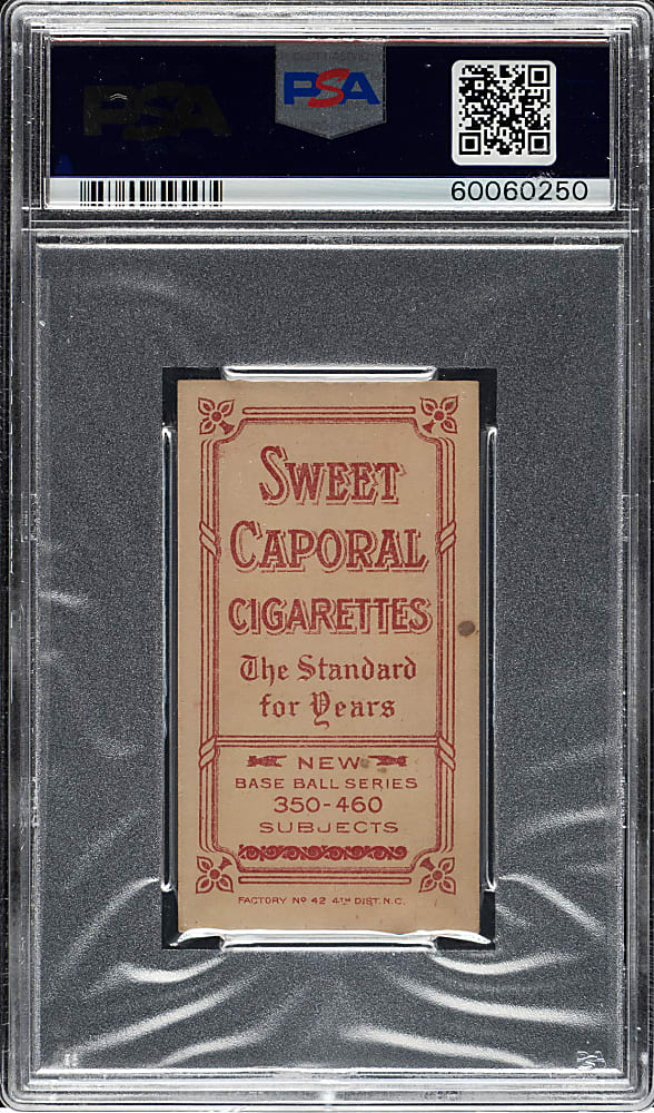 1909-1911 T206 White Border Ty Cobb Portrait Red Background PSA EX-MT 6