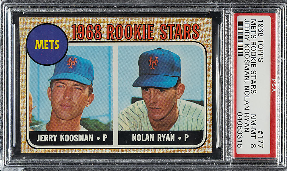1968 Topps #177 Nolan Ryan Rookie PSA NM-MT 8