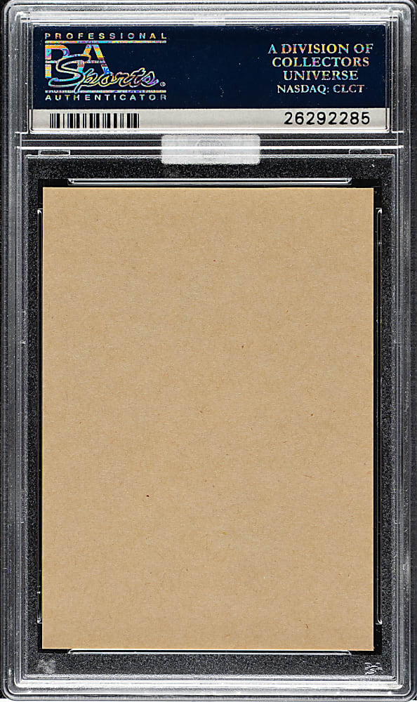 1972 Topps Cloth Stickers Hank Aaron PSA MINT 9 (MBA Gold Diamond)