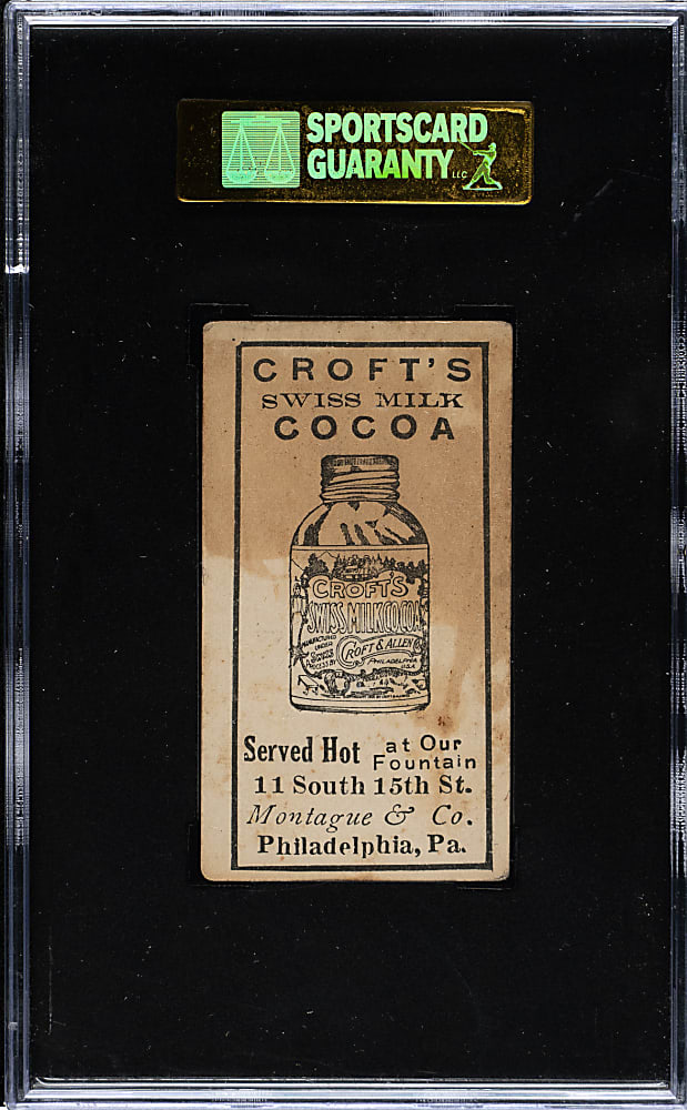 1909 E92 Croft's Cocoa Cy Young SGC VG 40