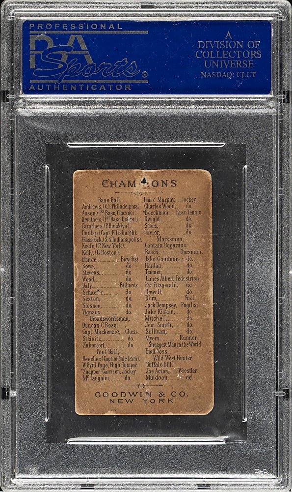1888 N162 Goodwin Champions Mike "King" Kelly PSA POOR 1