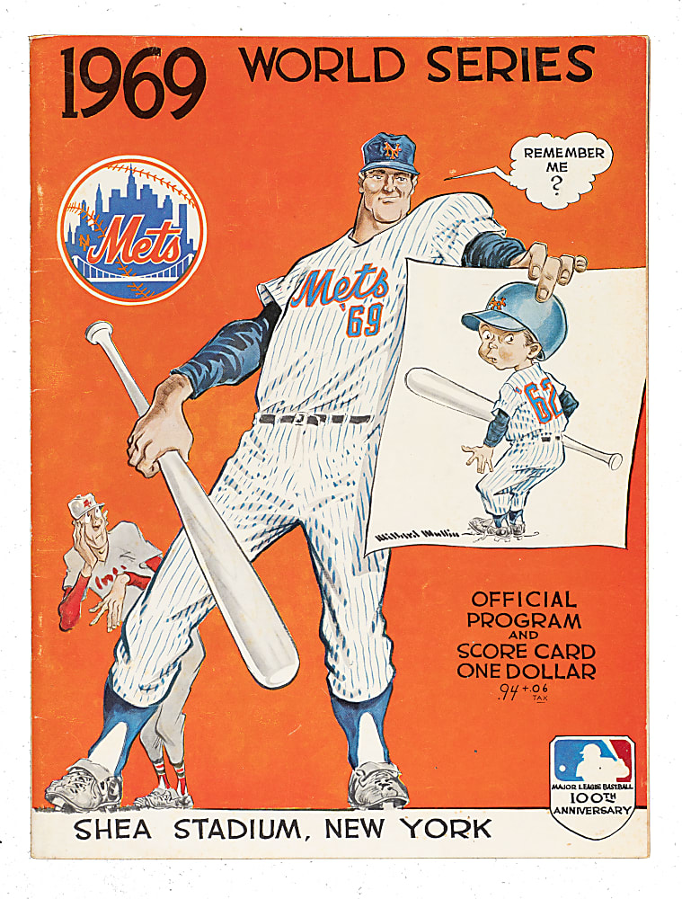 1969 New York Mets (vs. Baltimore Orioles) World Series Program