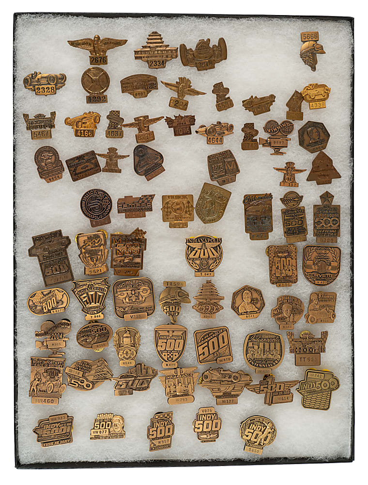 1947 to 2025 Indianapolis 500 Pit Badges Collection (79)