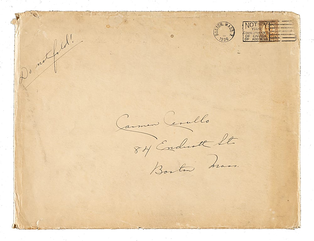 Circa 1930s Spencer Shoes Jimmie Foxx Promotional Photograph with Original Envelope - Same Image Used For 1940 Play Ball Card