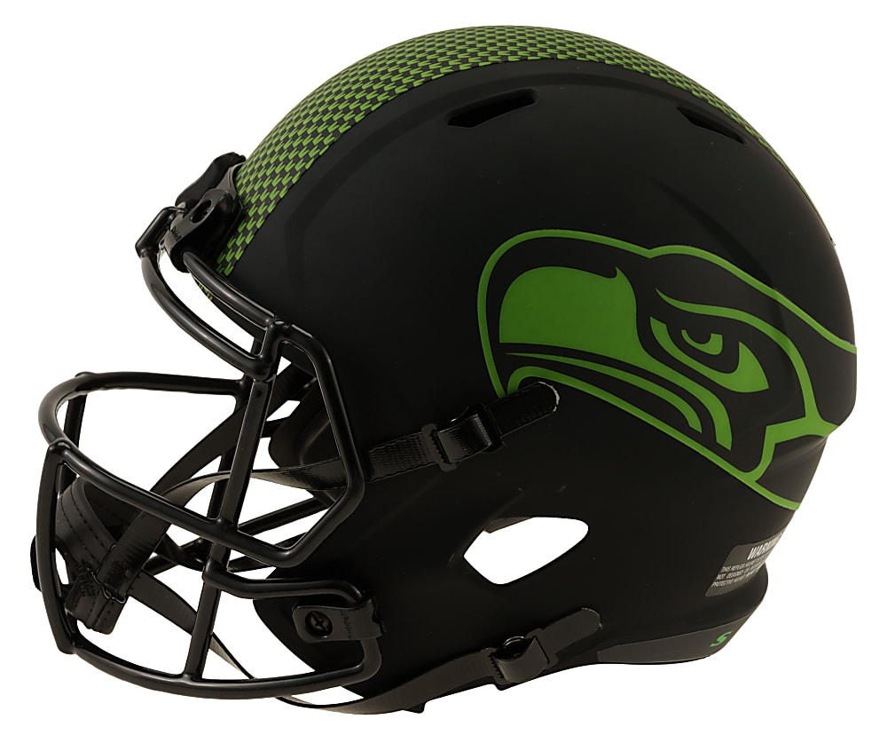 D.K. Metcalf Signed Seattle Seahawks Full-Size Eclipse Speed Helmet - Beckett