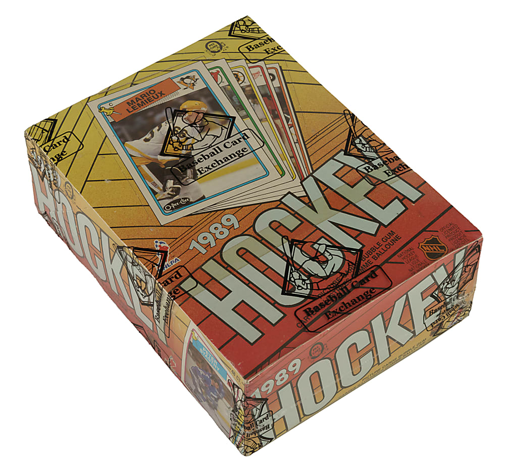 1988-1989 O-Pee-Chee Hockey Unopened Wax Box Tape Intact (48 Packs) - BBCE