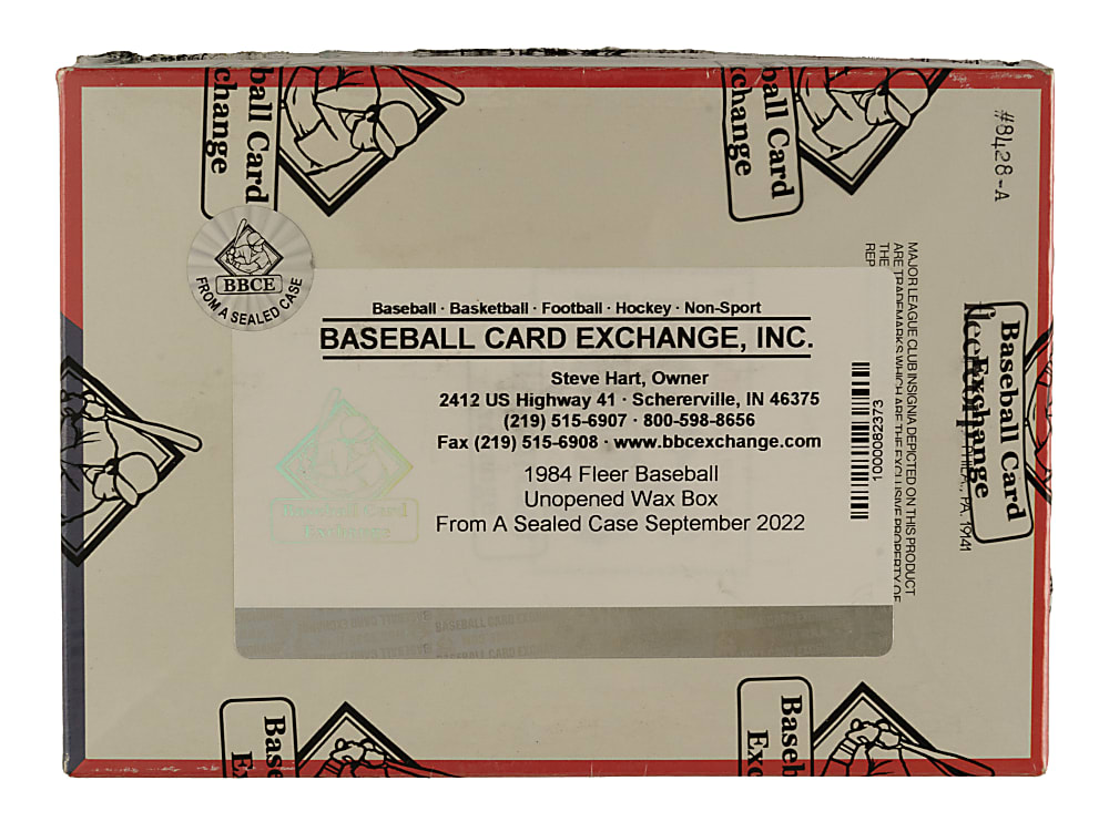 1984 Fleer Unopened Wax Box (36 Packs) - BBCE - From a Sealed Case (FASC)