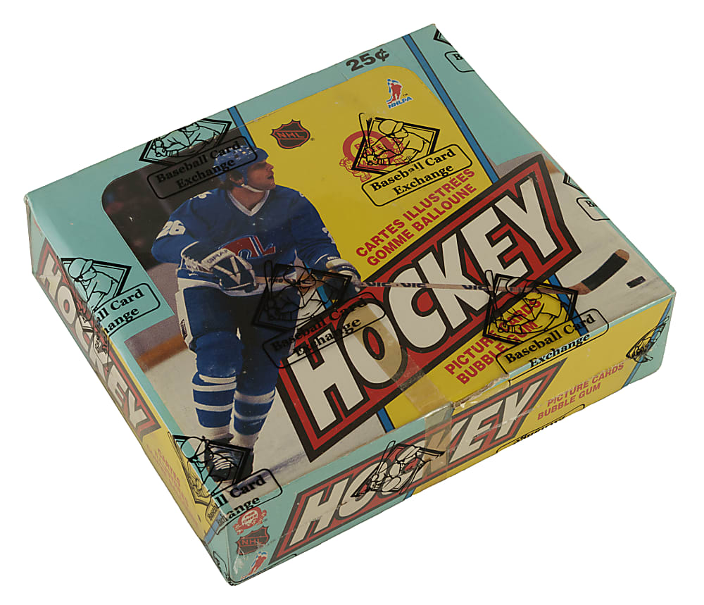 1983-1984 O-Pee-Chee Hockey Unopened Wax Box Tape Intact (48 Packs) - BBCE