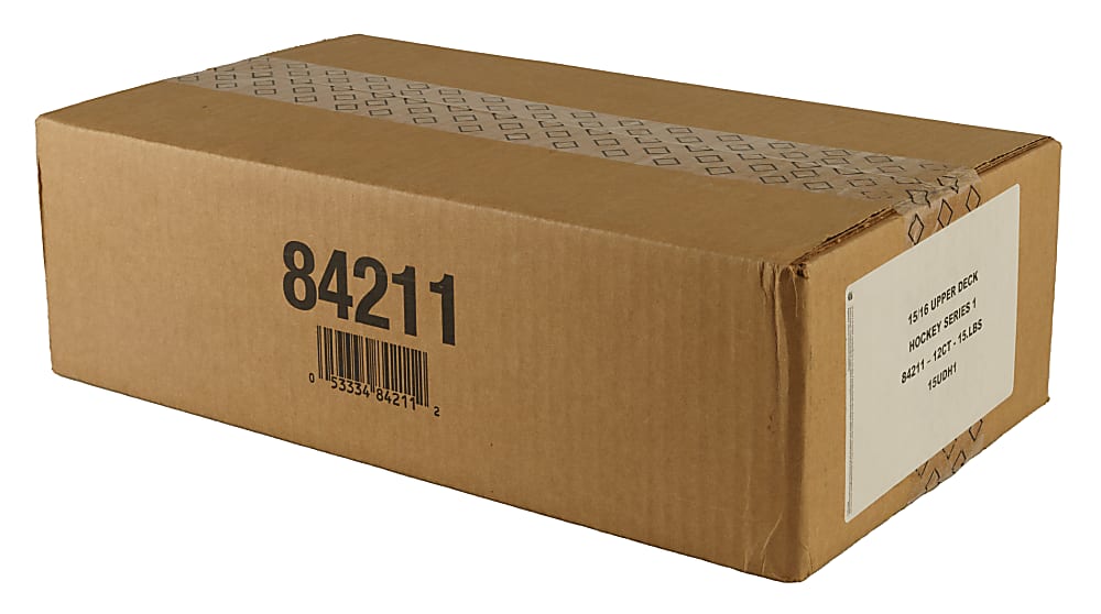 2015-2016 Upper Deck Hockey First-Series Factory-Sealed Unopened Hobby Case (12 Boxes) - Connor McDavid Rookie Year!
