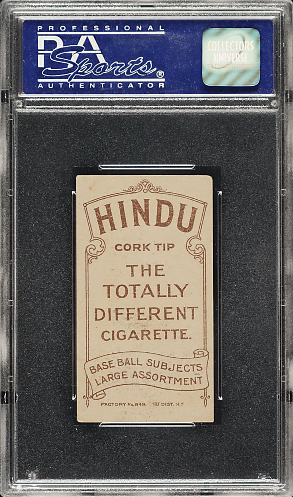 1909-1911 T206 White Border Bill Bradley Portrait PSA VG-EX 4 - Brown Hindu Back