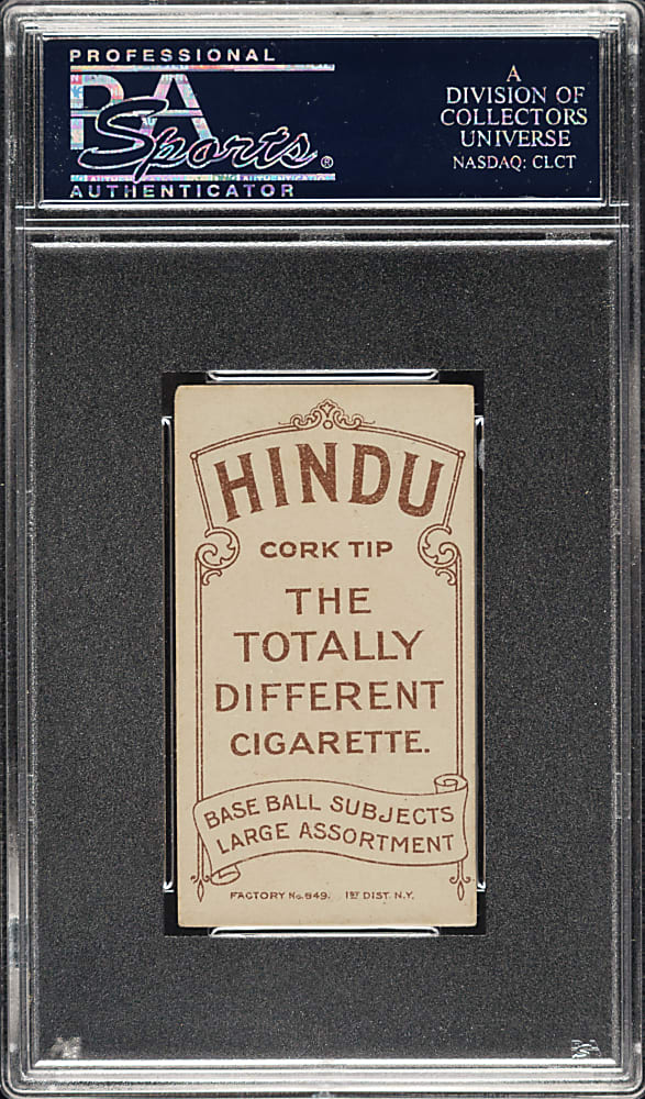 1909-1911 T206 White Border Frank Isbell PSA GOOD 2 - Brown Hindu Back