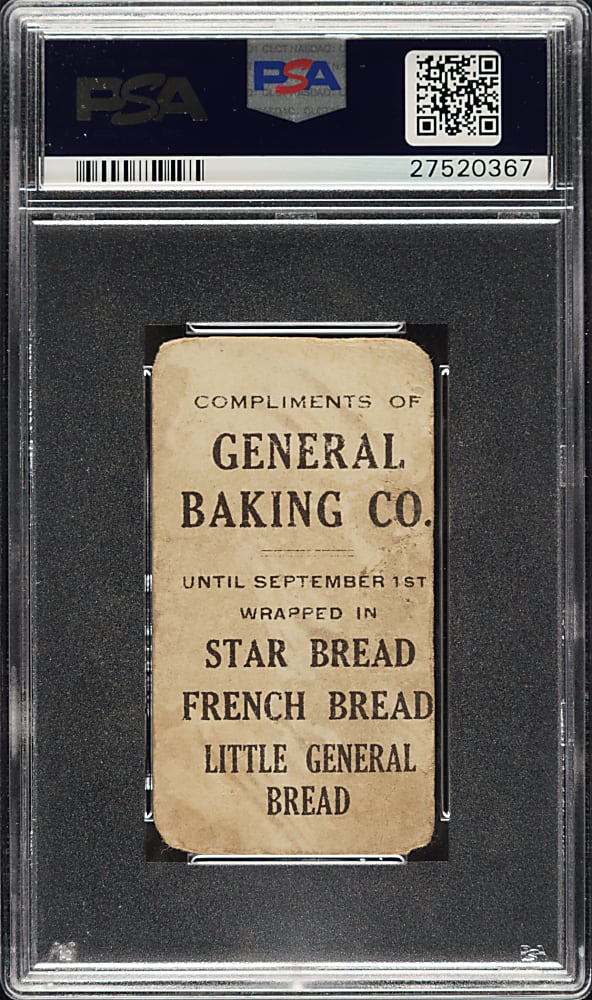 1915 D303 General Baking Co. Eddie Collins PSA POOR 1