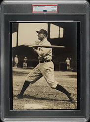 Circa 1918-1920 Ty Cobb Swinging Original Photograph PSA/DNA Type I