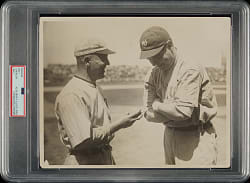 Circa 1920 Babe Ruth and Eddie Cicotte Original Photograph PSA/DNA Type I