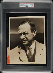 Circa 1927 Miller Huggins Original Underwood & Underwood Photograph PSA/DNA Type I