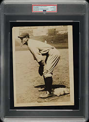 Circa 1926 Lou Gehrig Vintage Underwood & Underwood Photograph PSA/DNA Type III - Image Used For 1934 R310 Butterfinger Card!
