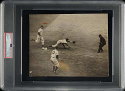 1952 World Series Game 5 Gil Hodges Original Associated Press Photograph PSA/DNA Type I