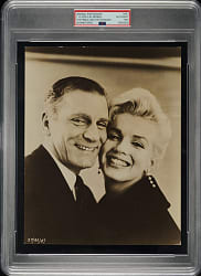 1957 Laurence Olivier and Marilyn Monroe The Prince and The Showgirl Original Warner Brothers Photograph PSA/DNA Type I
