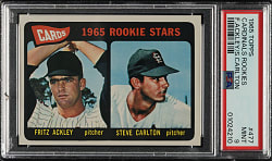 1965 Topps #477 Steve Carlton Rookie PSA MINT 9