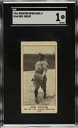 1916 M101-4 Sporting News #164 George Sisler Rookie SGC POOR 1