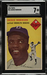1954 Topps #10 Jackie Robinson SGC NM 7