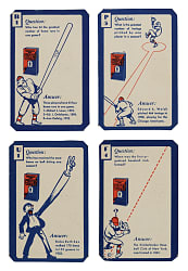 1934 Quaker Oats "Ask Me" Baseball Trivia Complete Set (26)