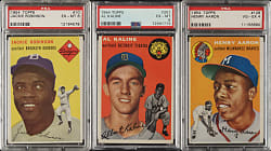 1954 Topps Complete Set (250) Including 15 PSA- and SGC-Graded Cards