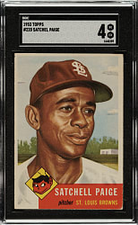 1953 Topps #220 Satchel Paige SGC VG/EX 4