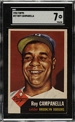 1953 Topps #27 Roy Campanella SGC NM 7