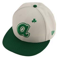 March 17, 2019 Freddie Freeman Atlanta Braves Game-Used St. Patrick's Day Cap - MLB