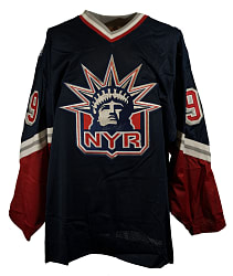 Wayne Gretzky Signed New York Rangers Jersey - Upper Deck and JSA