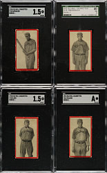 1910 T210 Old Mill Tobacco "Series 1" Collection (13) Including Six SGC-Graded Cards