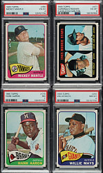 1965 Topps Complete Set (598) Plus Complete Embossed Set (72)