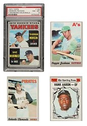 1970 Topps Near-Complete Set (675/720) Including #189 Thurman Munson Rookie PSA NM-MT 8 Plus 1,397 Duplicates