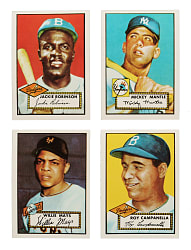 1983 Topps Archives "1952 Reprint" Complete Set (402) Plus Five Original 1952 Topps