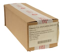 2015 Pokemon XY Roaring Skies Factory-Sealed Unopened Booster Box Case (6 Boxes, 216 Packs)