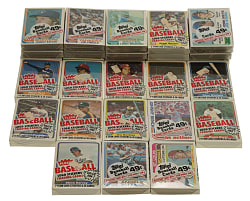 1982 Topps and Fleer Unopened Cello Pack Collection (28)