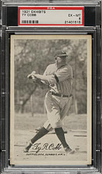 1921 Exhibits Ty Cobb PSA EX-MT 6