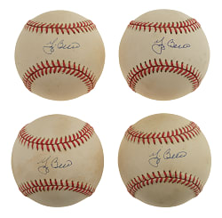 Yogi Berra Single-Signed Baseball Collection (12) - PSA/DNA