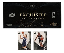 2007-2008 Upper Deck Exquisite Basketball Kevin Durant Signed Limited-Edition Box - Upper Deck